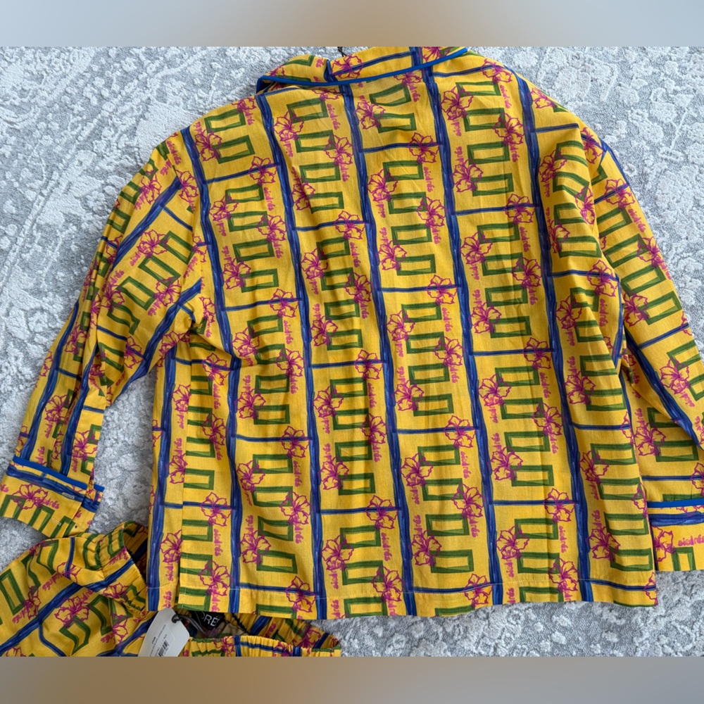 SIEDRES 2 Piece Matching Zyon Short Set Multicolor Button-Up Nico Shirt - Picture 10 of 12